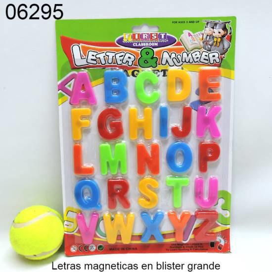 Imagen de LETRAS MAGNETICAS EN BLISTER 8.24